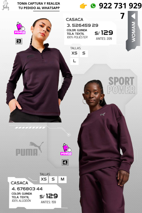 PUMA ROPA DEPORTIVA