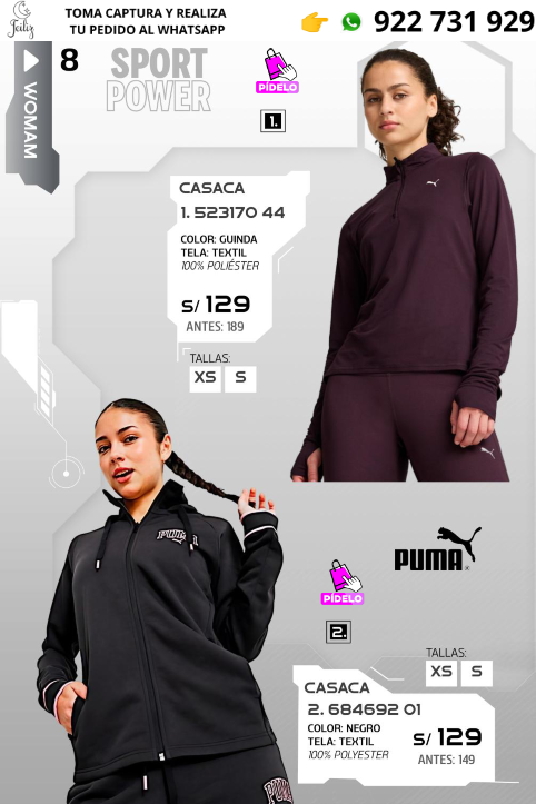 PUMA ROPA DEPORTIVA