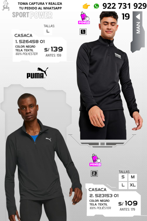PUMA ROPA DEPORTIVA