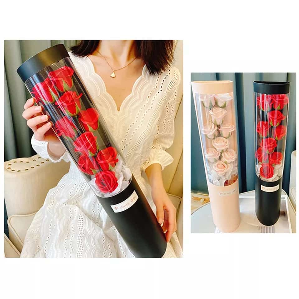 🌹 ROSAS DE JABON CON LUCES🌹EL REGALO PERFECTO/ ENVIO GRATIS